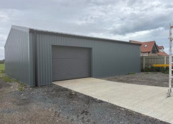 Steel-Framed Garage and Man Cave
